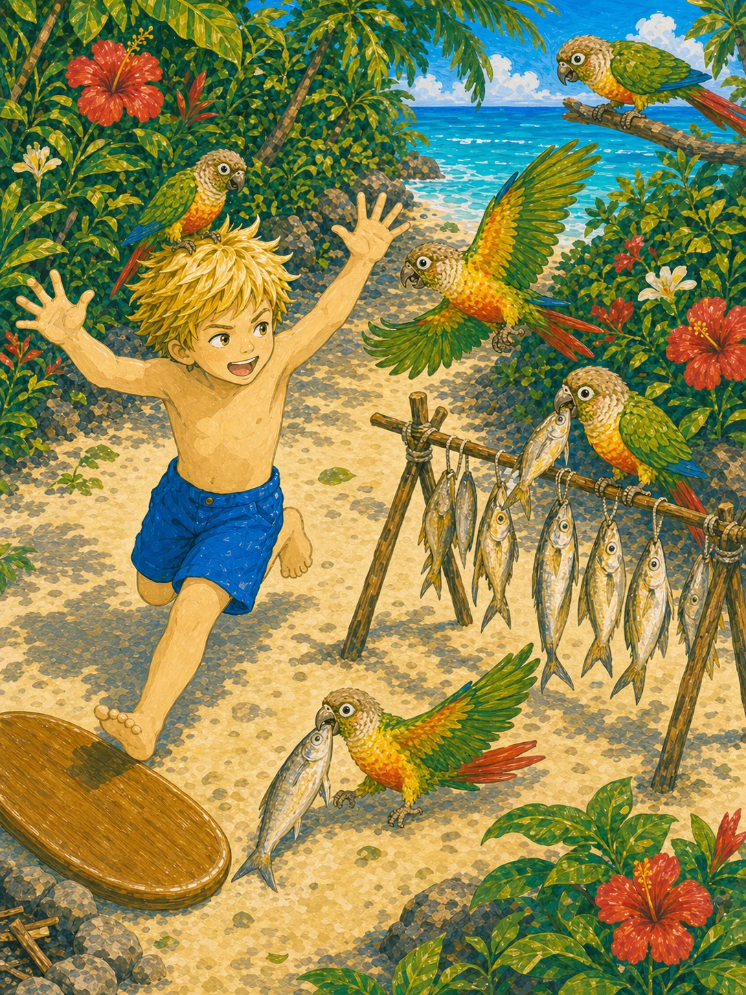 Illustration for The Fish Contest