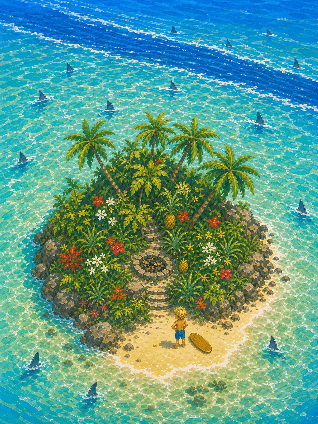 Illustration for Watching The Water