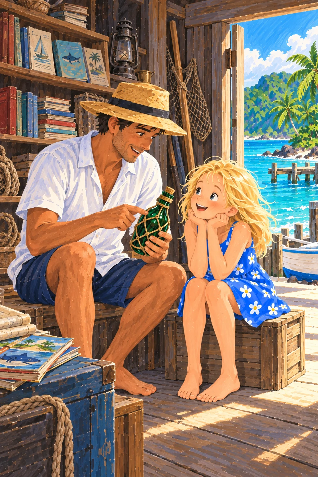 Illustration for The Old Bottle
