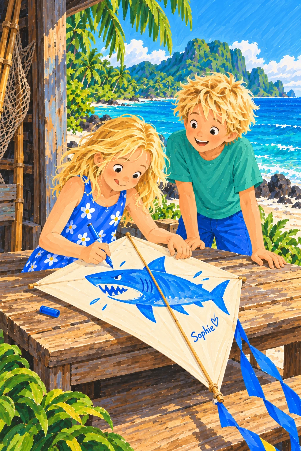 Illustration for The Shark Kite