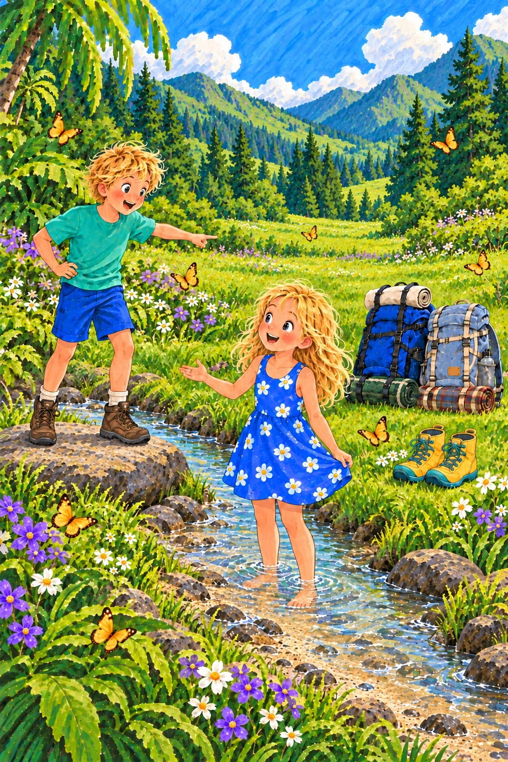 Illustration for Butterfly Valley