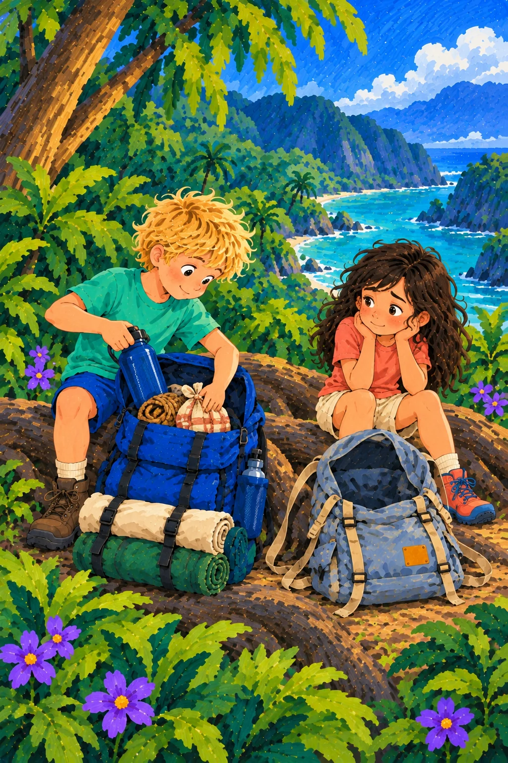 Illustration for Sharing The Load