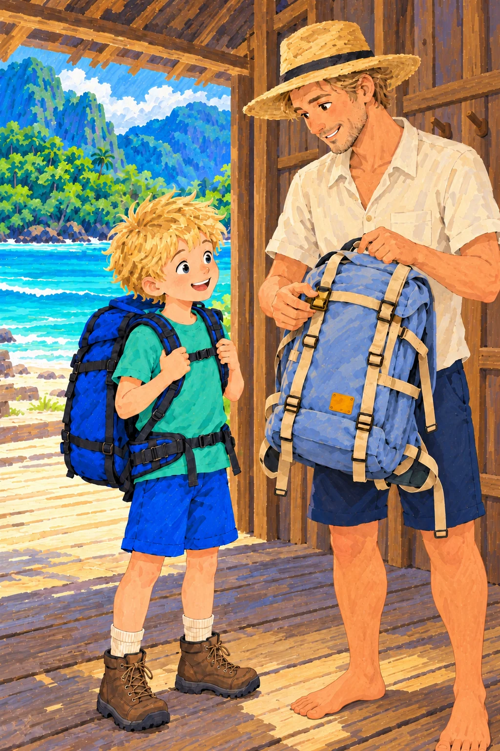 Illustration for The Borrowed Pack