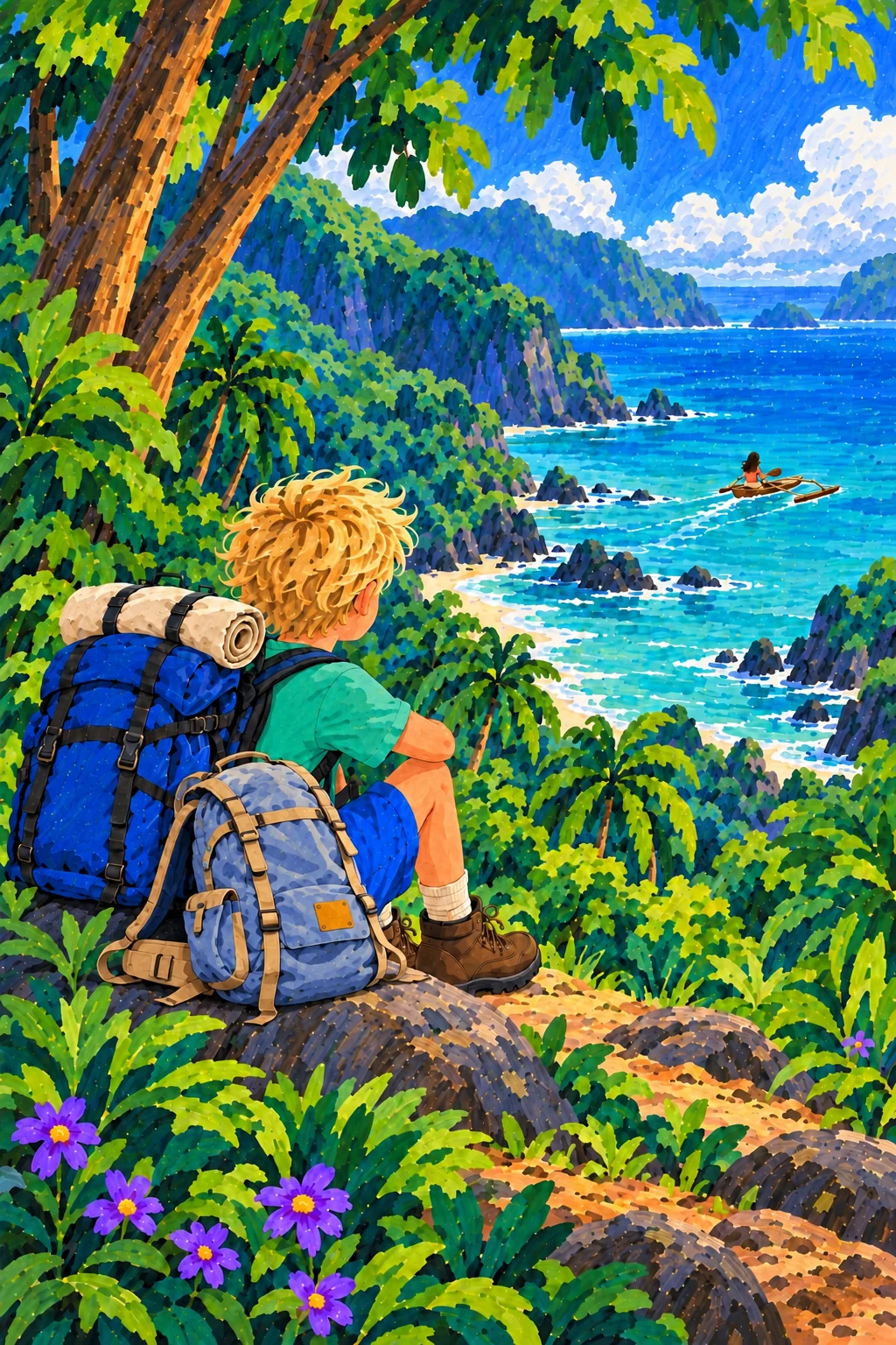 Illustration for The Departing Outrigger