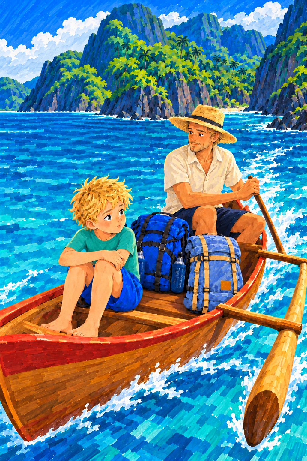Illustration for Words And Backpacks