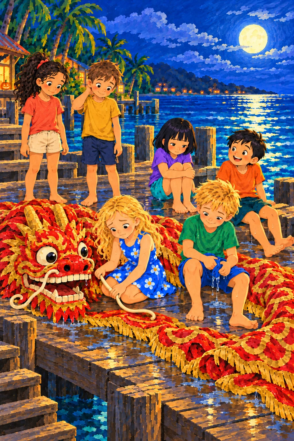 Illustration for A Fire Dragon