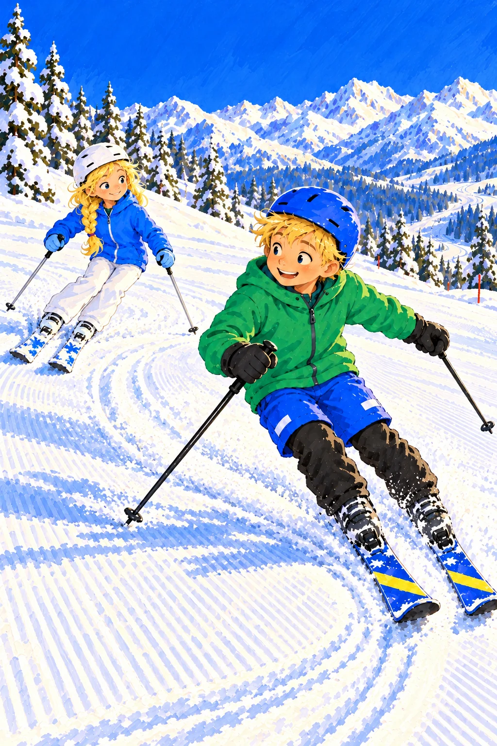 Illustration for These Skis