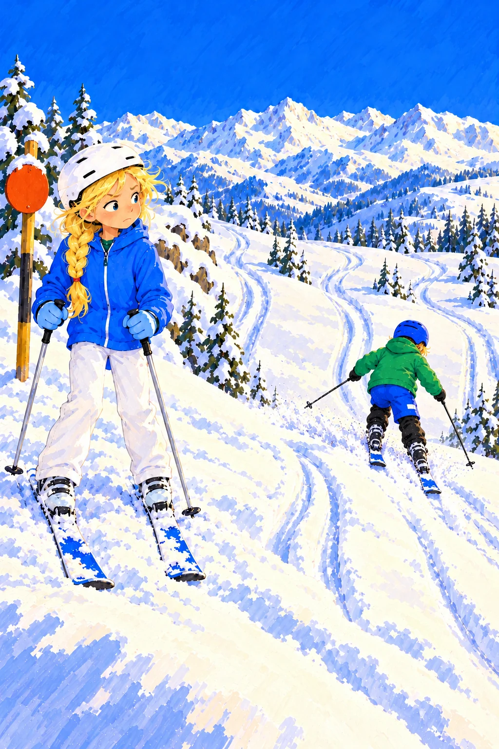 Illustration for Three Tracks